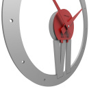 Zegar ścienny Xavier CalleaDesign caffelatte, lniany 10-015-14