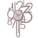 Zegar ścienny z wahadłem Joseph CalleaDesign czekoladowy 11-002-69
