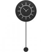 Zegar ścienny z wahadłem Philip CalleaDesign czarny 11-007-5