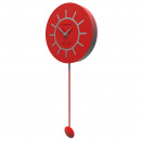 Zegar ścienny z wahadłem Philip CalleaDesign fioletowy 11-007-73