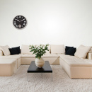 Zegar ścienny z wahadłem Romana Nextime 43 cm, czarny 8161