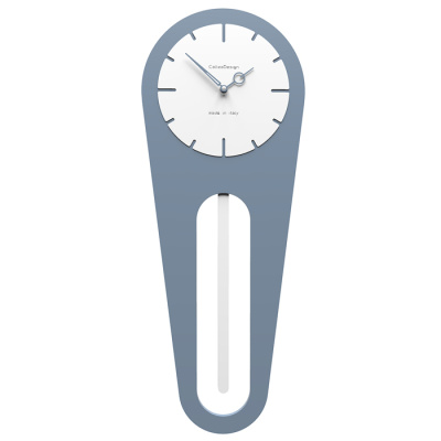 Zegar ścienny z wahadłem Sally CalleaDesign niebieski 11-001-44