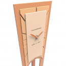 Zegar ścienny z wahadłem Tibet CalleaDesign jasnobrązowy 11-003-23