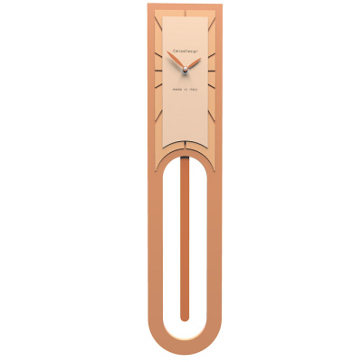 Zegar ścienny z wahadłem Tibet CalleaDesign jasnobrązowy 11-003-23