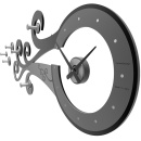 Zegar ścienny z wieszakami Glum CalleaDesign oliwkowo-zielony 10-324-54