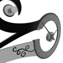 Zegar ścienny z wieszakami Glum CalleaDesign oliwkowo-zielony 10-324-54