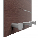 Zegar ścienny z wieszakami Oscar CalleaDesign biały / jasnozielony 10-130-76