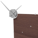 Zegar ścienny z wieszakami Oscar CalleaDesign zebrano 10-130-87