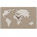 Zegar ścienny ze strefami czasowymi Cosmo CalleaDesign caffelatte 12-001-14