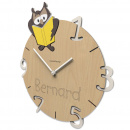 Zegar Sowa z grawerem dla dziecka CalleaDesign 57-10-13