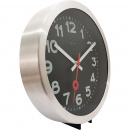 Zegar stojący / ścienny Station czarny cyferblat Nextime 19 cm 3998 ARZW
