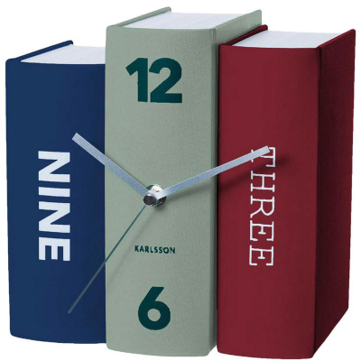 Zegar stołowy książki Karlsson KA5629