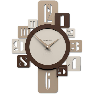 Zegar z dużymi cyframi Onyx CalleaDesign 10-132-11