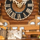 Zegar z kukułką 8-dniowy, dzwonnica, tancerze, koło młyńskie Hones 44 cm HS-8621T