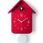 Zegar z kukułką Guzzini QQ czerwony 1686.02.55