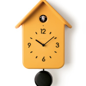 Zegar z kukułką Guzzini QQ żółty 1686.02.165