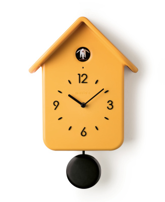 Zegar z kukułką Guzzini QQ żółty 1686.02.165