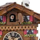 Zegar z kukułką i drwalem - bawarska chata górska Hones 30 cm HS-149