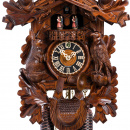 Zegar z kukułką, jeleń, poroża, tancerze Schwarzwald Hones 58 cm HS-8637-5TNU