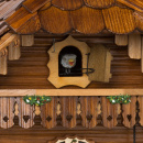 Zegar z kukułką, kołem młyńskim i dzwoniącą wieśniaczką Hones 35 cm HS-619M