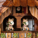 Zegar z kukułką oryginalny z tancerzami Hones 41 cm HS-6233T