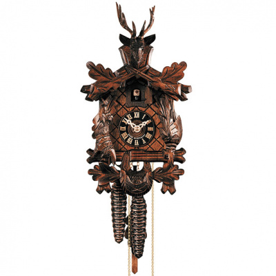 Zegar z kukułką wahadłowy, ręcznie wykonany Hones 50 cm HS-130-4NU