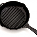 Żeliwna patelnia grillowa emaliowana Chasseur 25cm czarna 3160-01