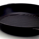Żeliwna patelnia grillowa emaliowana Chasseur 25cm czarna 3160-01