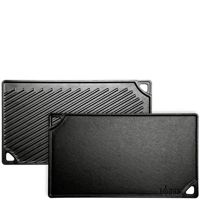 Żeliwna płyta grillowa - dwustronna Lodge 42,5 x 24 cm LDP3