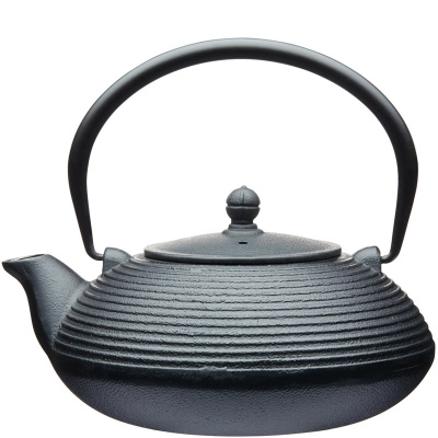 Żeliwny imbryk do zaparzania herbaty czerwony, 0,9 Litra Kitchen Craft KCLXTEACAST02