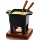 Zestaw do sera i czekolady Tapas Fondue Boska 200 ml, podstawa z mahoniu BO-853530