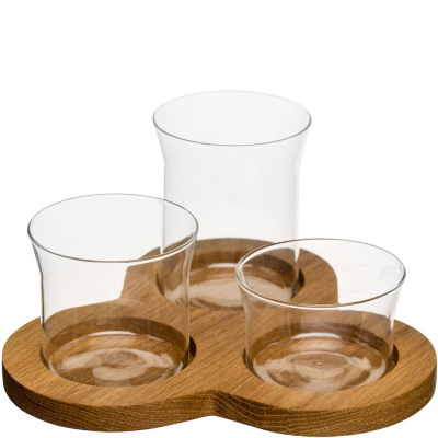 Zestaw do serwowania przekąsek i dipów Sagaform Oak SF-5017183