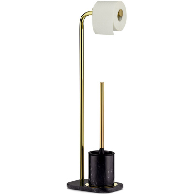 Zestaw łazienkowy stojak na papier i szczotka do WC Liron Kela KE-20021