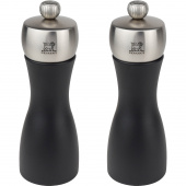 Zestaw młynków do soli i pieprzu 15 cm Peugeot Fidji czarne PG-2-17132