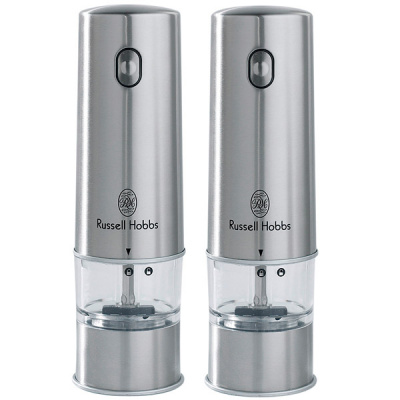 Zestaw młynków elektrycznych do soli i pieprzu Russel Hobbs rh12051