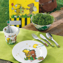 Zestaw naczyń i sztućców dla dzieci Janosch Auerhahn 7 części 06040138