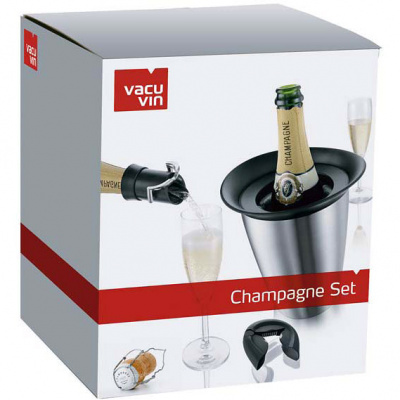 Zestaw prezentowy do szampana Vacu Vin VV-3889460