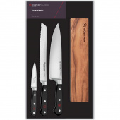 Zestaw startowy: noże i listwa magnetyczna Wusthof Classic W-1120160408
