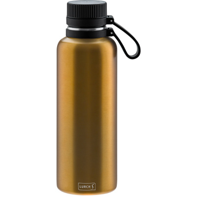 Złota butelka izolowana, stalowa, 1 Litr Outdoor Lurch LU-00240976