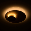 Złota lampa sufitowa RegenBogen Industrial 452014001