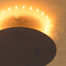 Złota lampa sufitowa RegenBogen Industrial 452014001