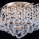 Złota lampa sufitowa z kryształami Karolina Maytoni Classic DIA120-06-G