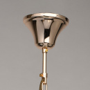 Złota lampa wisząca z zielonymi dodatkami MW-LIGHT Classic 482016106