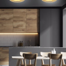 Złoty plafon Merle Candellux 98-66190