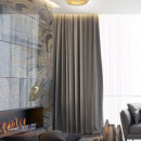 Złoty plafon Merle Candellux 98-66190