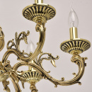 Złoty żyrandol w stylu klasycznym na 6 żarówek MW-LIGHT Classic 371014406