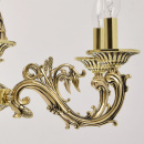 Złoty żyrandol w stylu klasycznym na 6 żarówek MW-LIGHT Classic 371014406