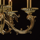 Złoty żyrandol w stylu klasycznym na 6 żarówek MW-LIGHT Classic 371014406