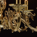 Złoty żyrandol w stylu klasycznym na 6 żarówek MW-LIGHT Classic 371014406