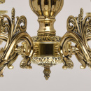 Złoty żyrandol w stylu klasycznym na 6 żarówek MW-LIGHT Classic 371014406